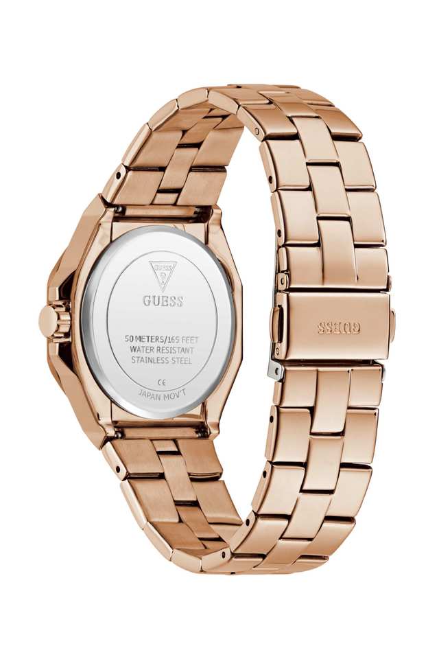 Dress-34-mm-Rose-Gold-Dial-Stainless-Steel-Analogue-Wrist-Watch-for-Women---GW0873L3