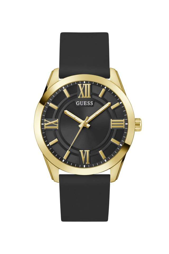 Dress-44-mm-Black-Dial-Silicone-Analogue-Wrist-Watch-for-Men---GW0894G2