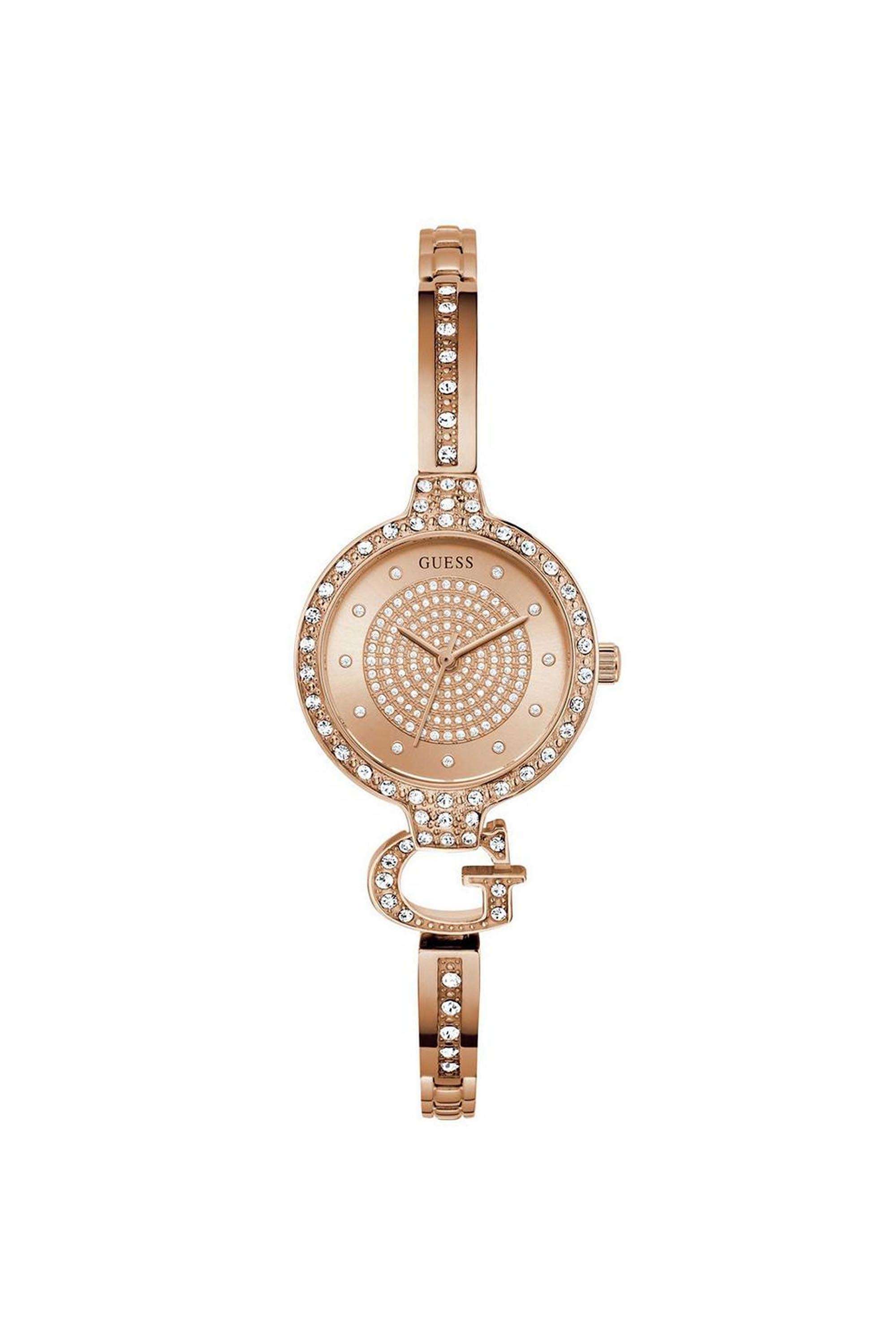 Women-s-36-mm-Analog-Quartz-Watch-Silver-Dial-with-Silver-Stainless-Steel-Strap-(W0927L4)