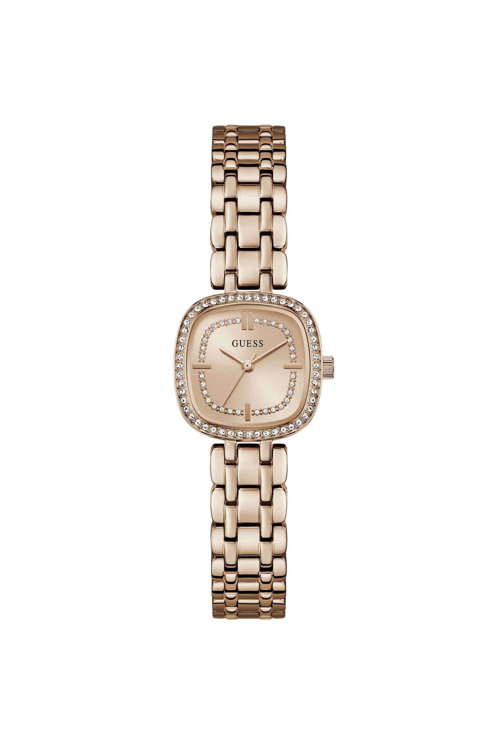 Bejeweled-25-mm-Rose-Gold-Dial-Stainless-Steel-Analogue-Watch-For-Women---GW1018L4
