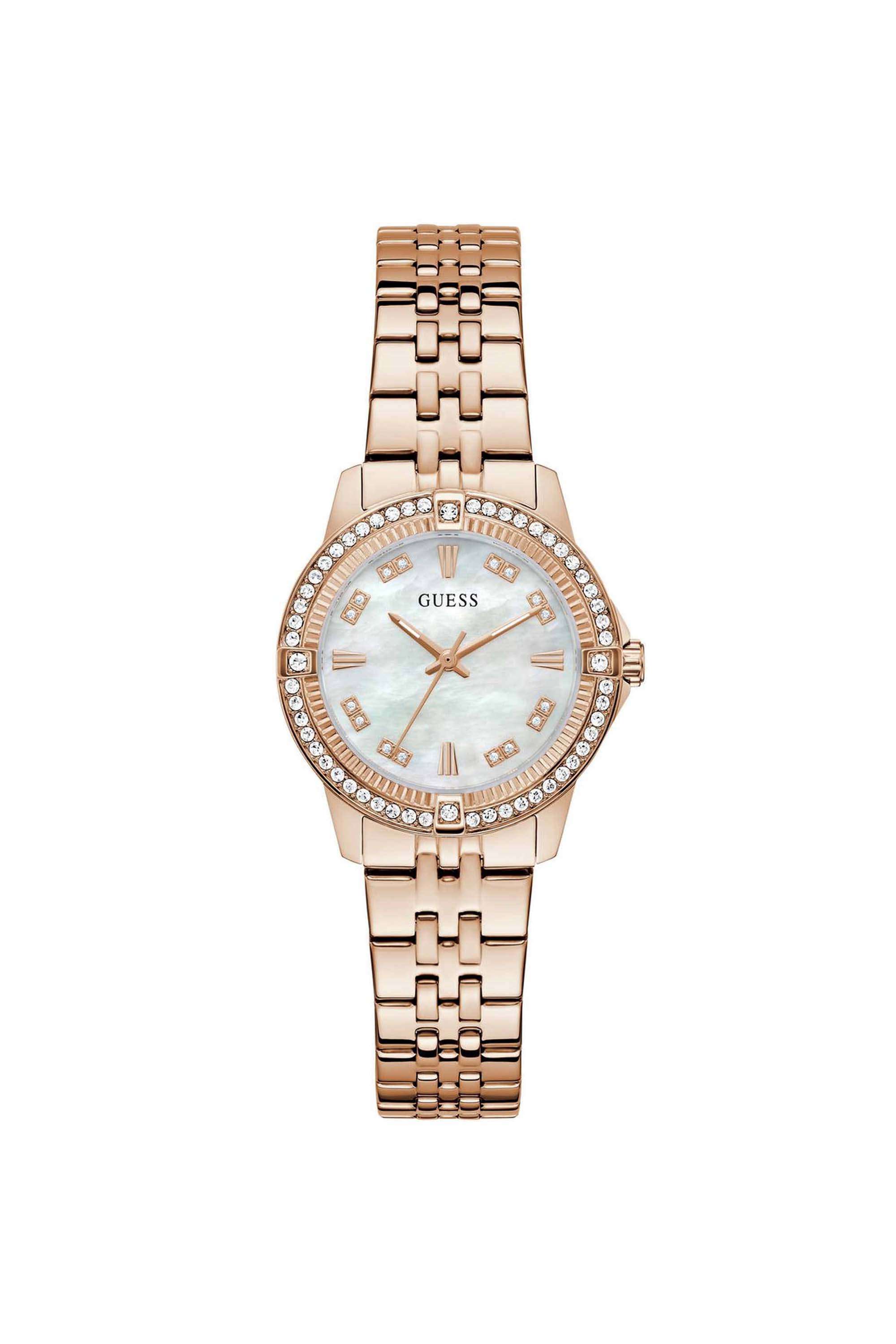 Dress-32-mm-White-Dial-Stainless-Steel-Analogue-Watch-For-Women---GW1027L4