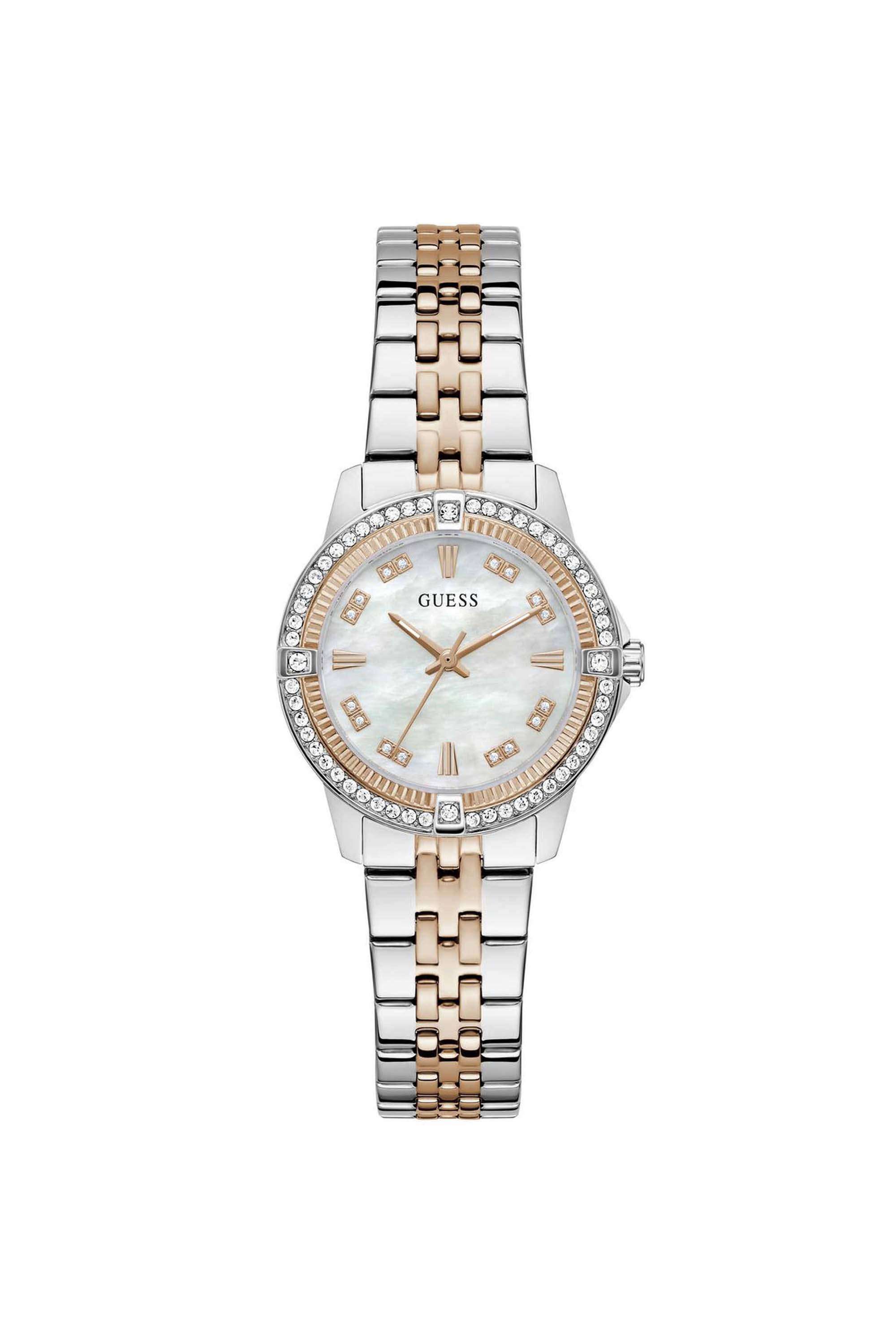 Dress-32-mm-White-Dial-Stainless-Steel-Analogue-Watch-For-Women---GW1027L5