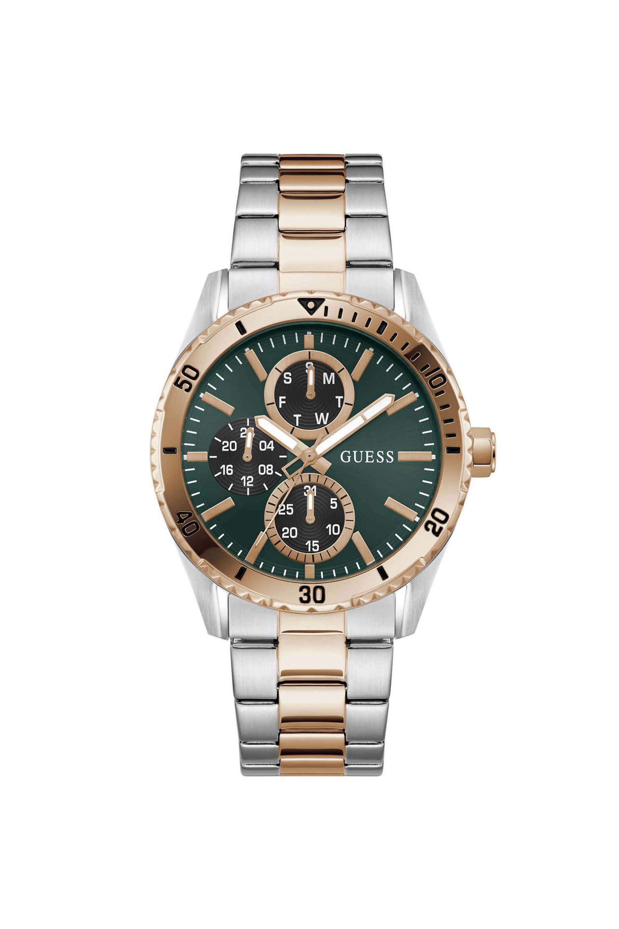 Buy GUESS green Sport Green Dial Stainless Steel Analogue Watch