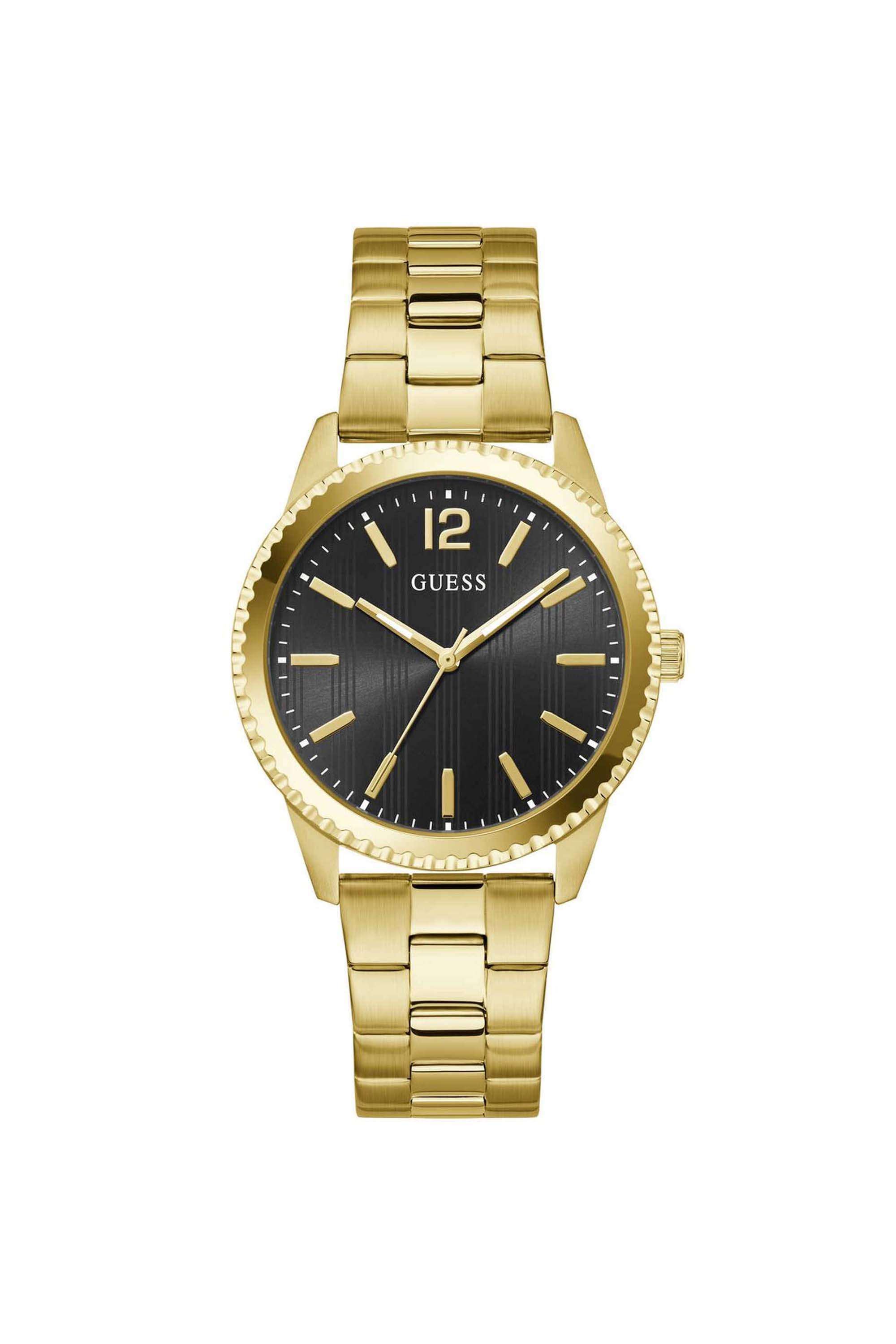 Sport-40-mm-Black-Dial-Stainless-Steel-Analogue-Watch-For-Men---GW1062G2