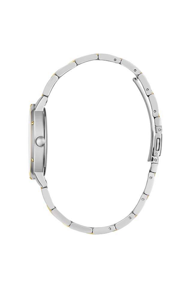 Womens-34-mm-Dawn-White-Dial-Stainless-Steel-Analog-Watch---GW0404L2