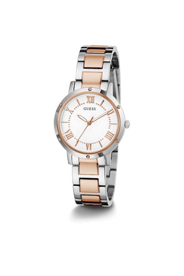 Womens-34-mm-Dawn-White-Dial-Stainless-Steel-Analog-Watch---GW0404L3