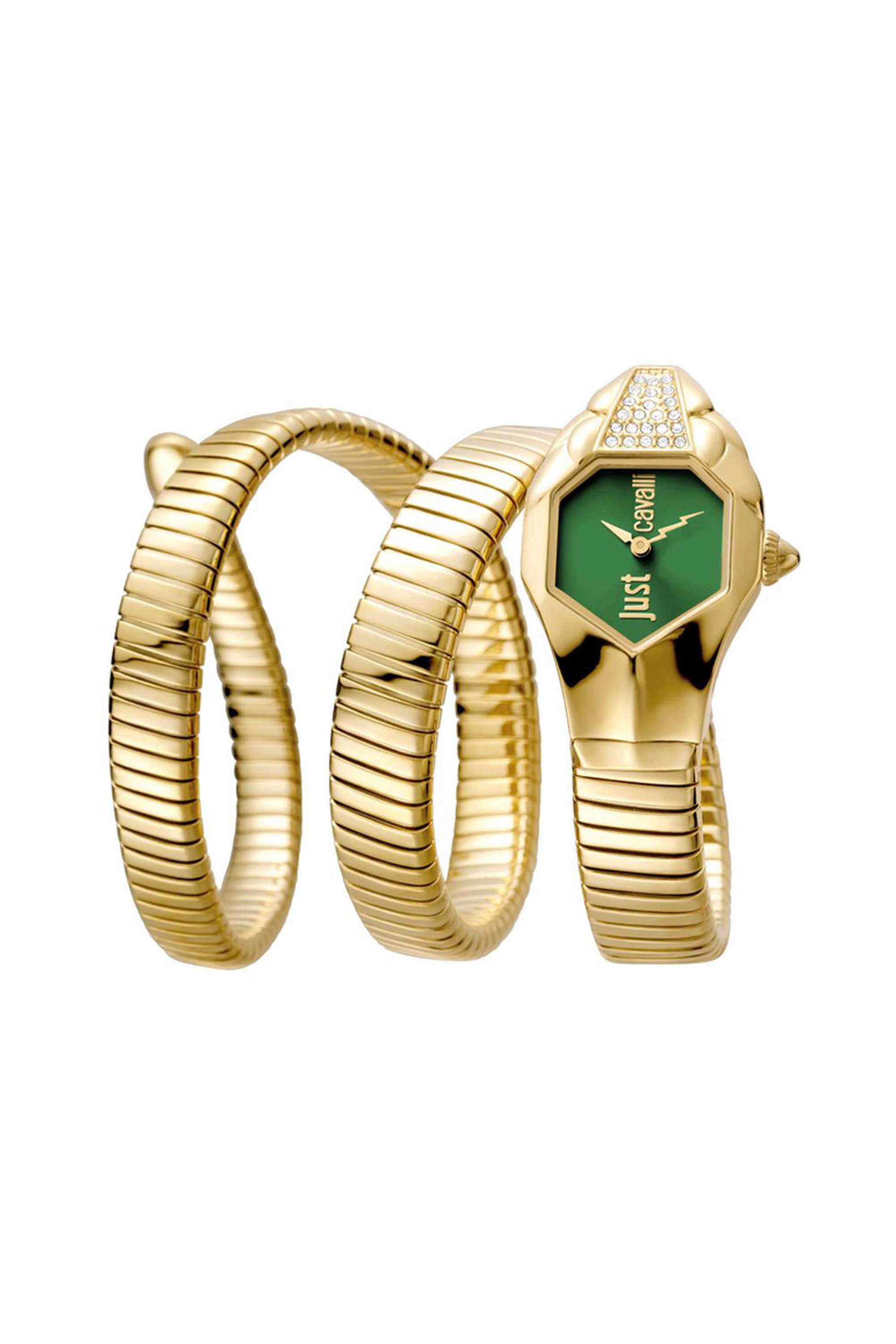 Womens-Green-Dial-Stainless-Steel-Analog-Watch
