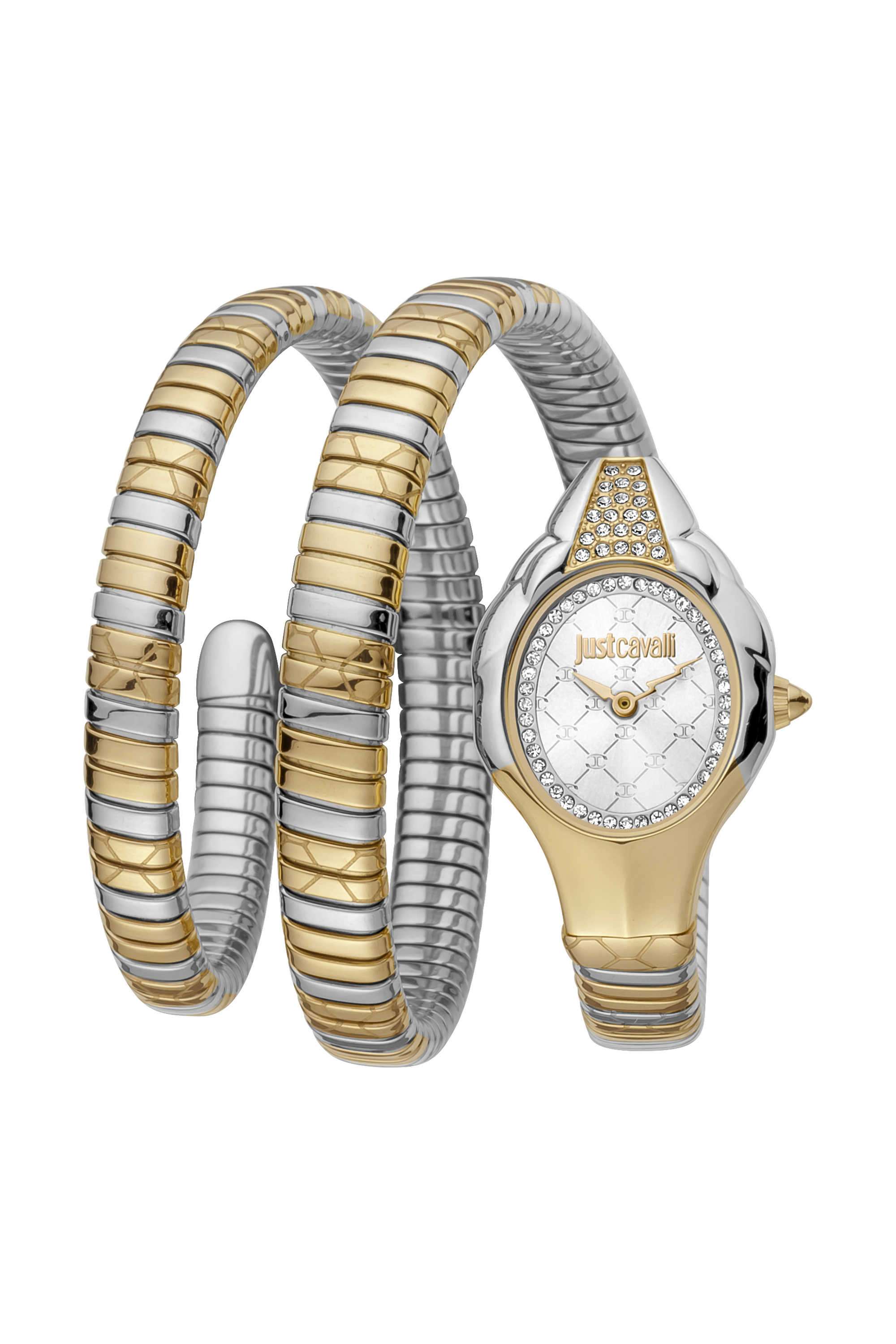 22x35-mm-Glam-Snake-Serpentine-Silver-Dial-Stainless-Steel-Analogue-Watch-For-Women---JC1L189M0075