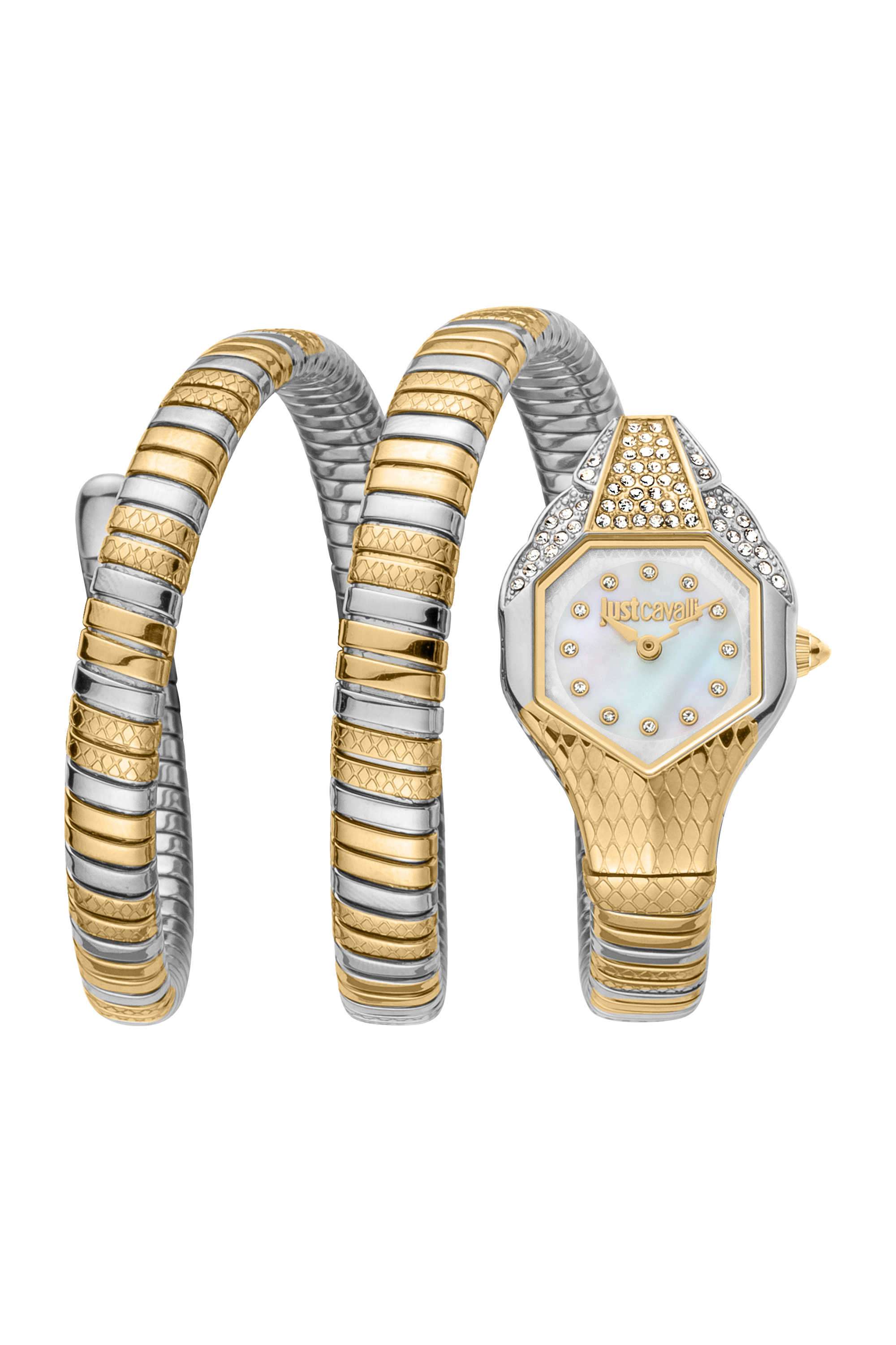 22-x-35-mm-Serpentine-Collection-White-MOP-Dial-Stainless-Steel-Band-Analog-Watch-For-Women---JC1L193M0055