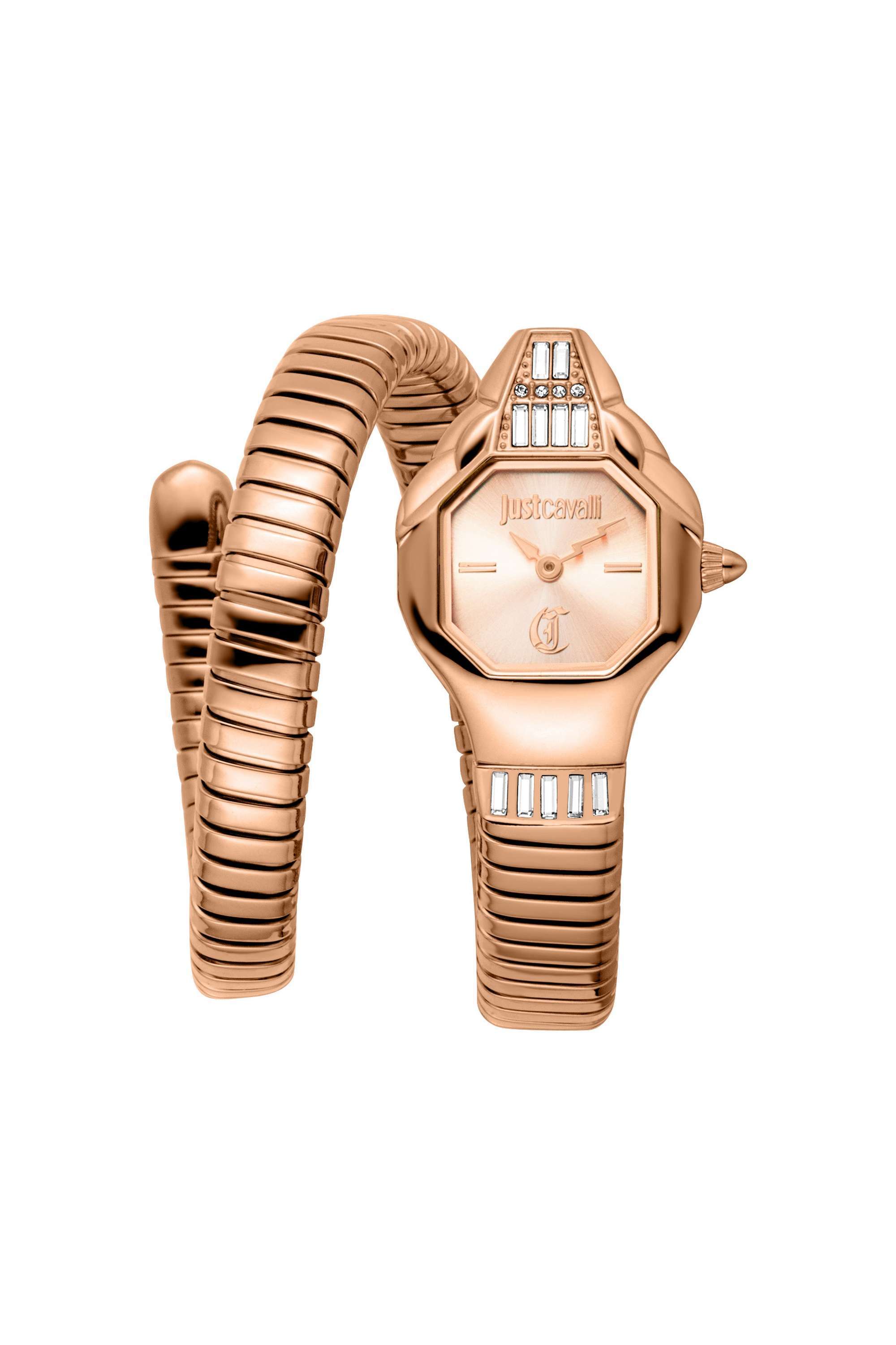 Brillante-Snake-20.5-x-29.5-mm-Rose-Gold-Dial-Stainless-Steel-Analogue-Watch-For-Women---JC1L326M0045