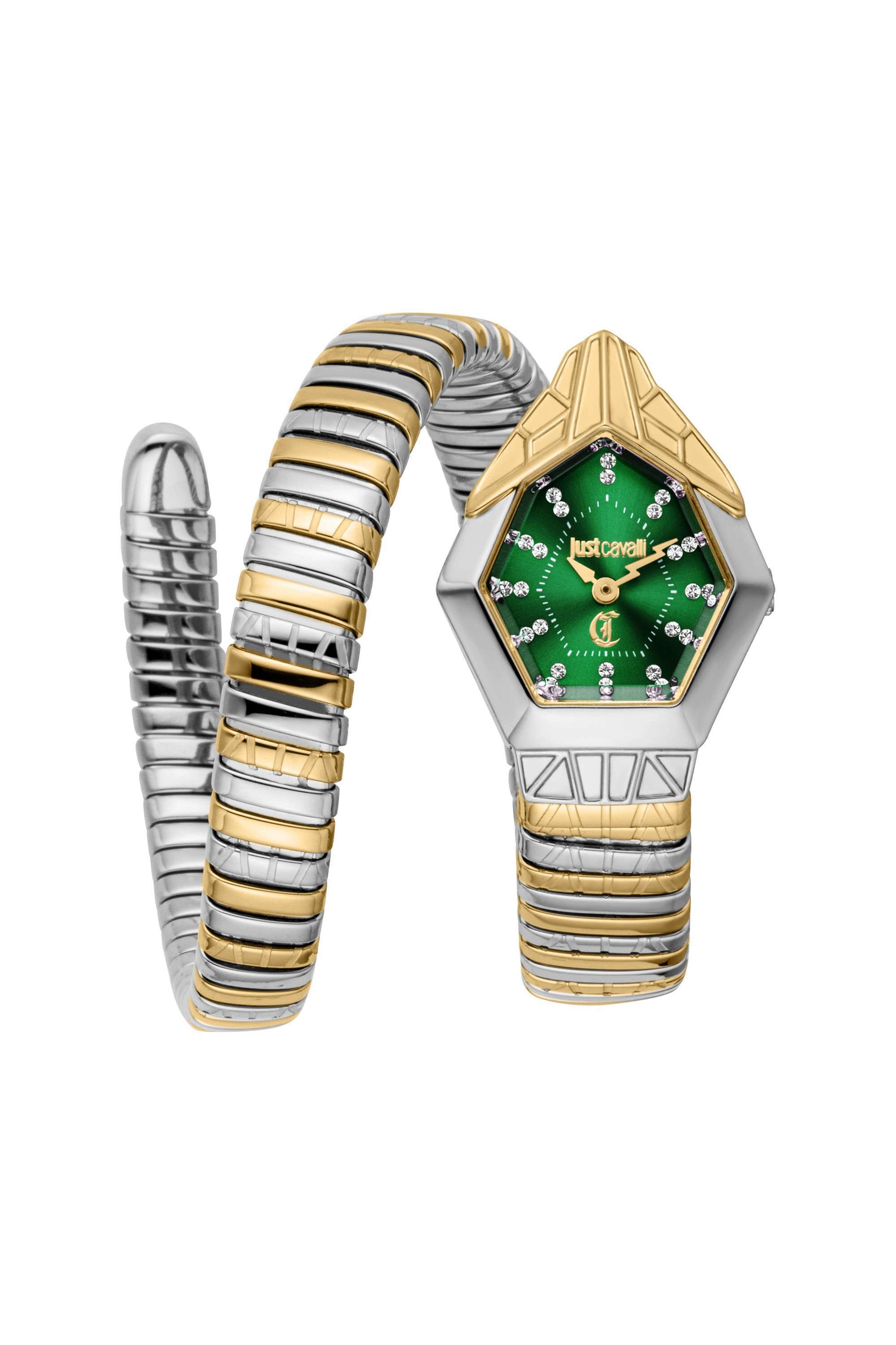 Gemma-23-x-32.5-mm-Green-Dial-Stainless-Steel-Analogue-Watch-For-Women---JC1L358M0075