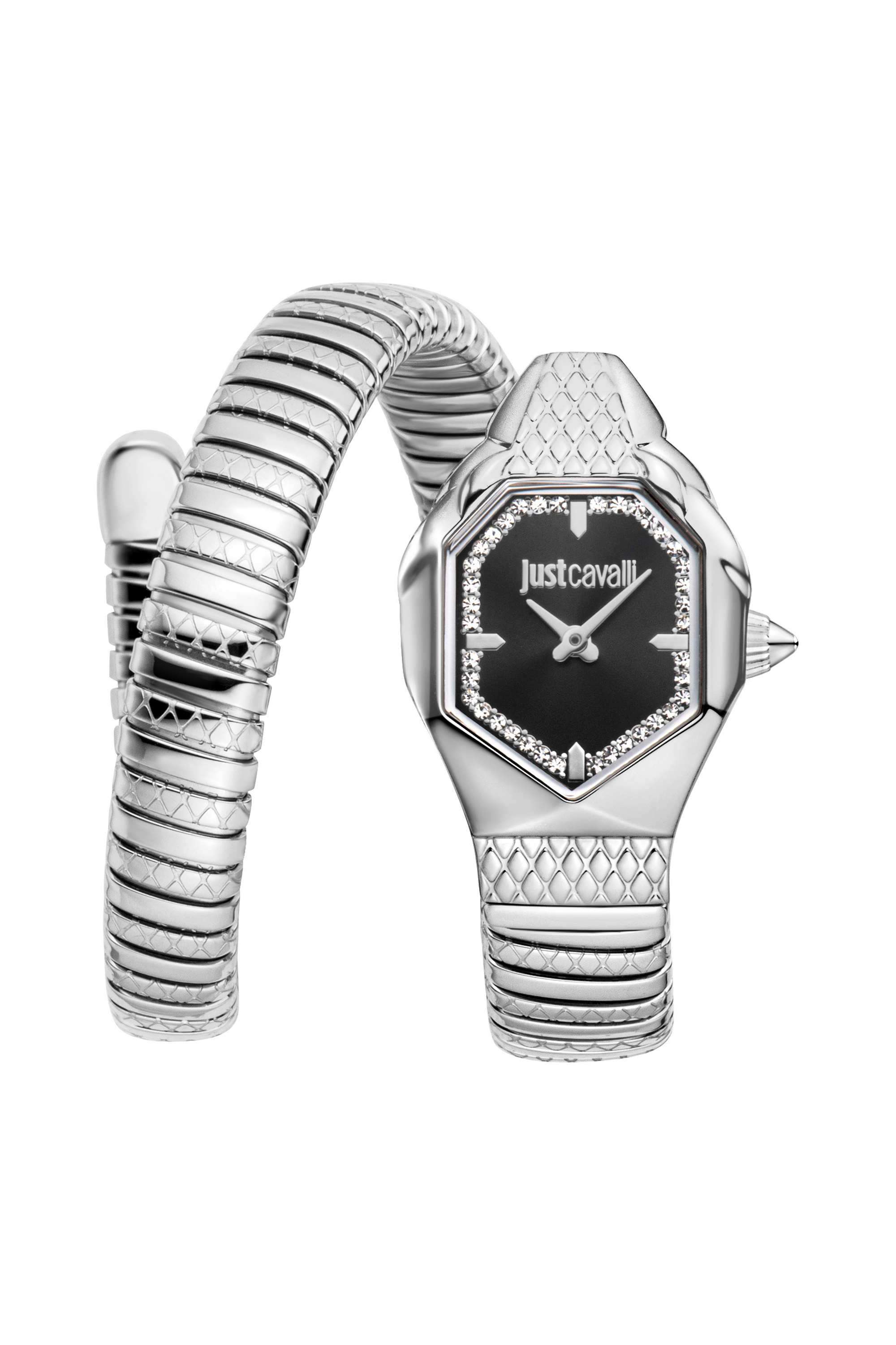 Aria-22-x-34.5-mm-Black-Dial-Stainless-Steel-Analogue-Watch-For-Women---JC1L369M0025