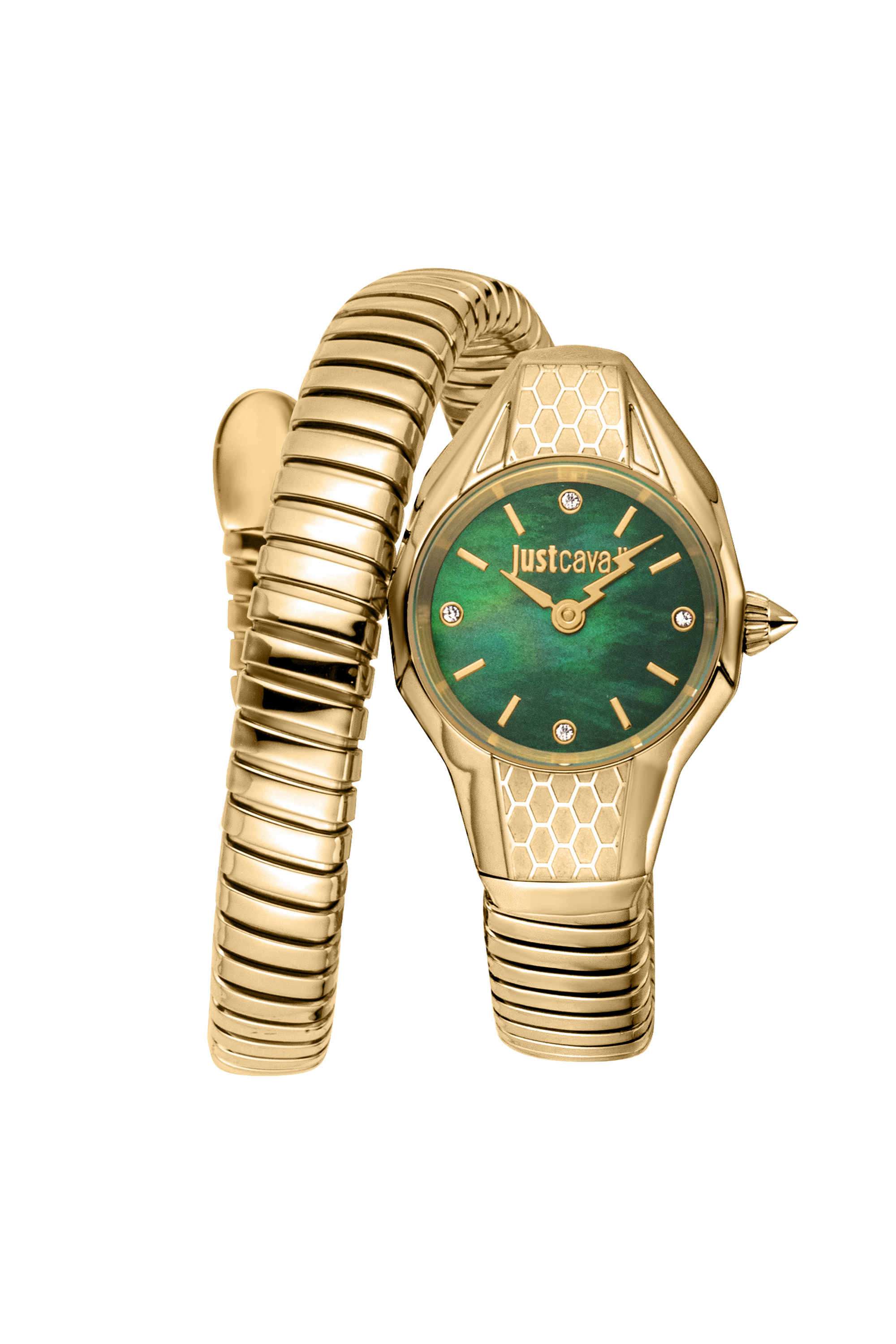 Vivace-22-x-33-mm-Green-Dial-Stainless-Steel-Analogue-Watch-For-Women---JC1L375M0035