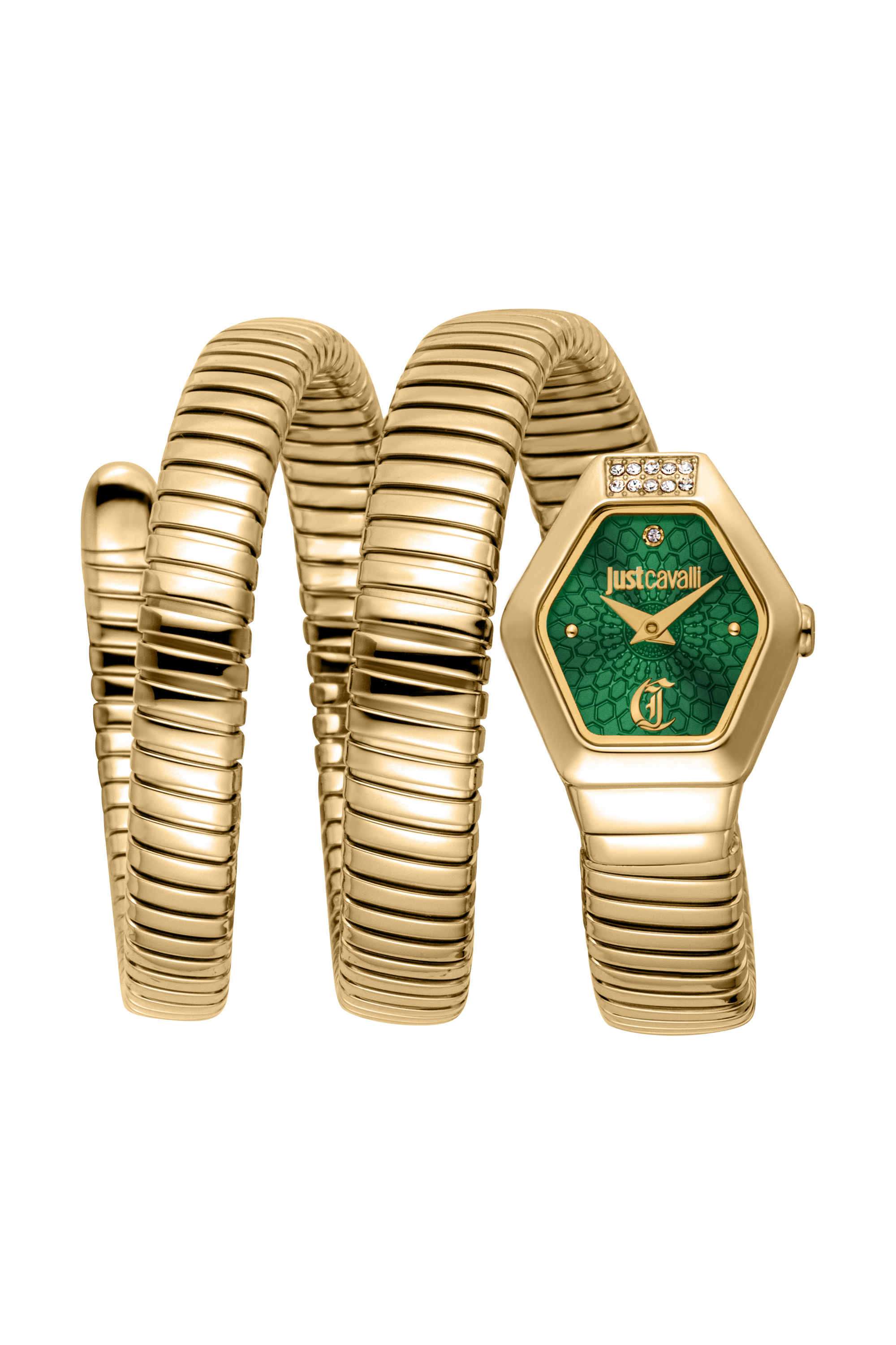 Romina-22.5-x-28.5-mm-Green-Dial-Stainless-Steel-Analogue-Watch-For-Women---JC1L395M0035