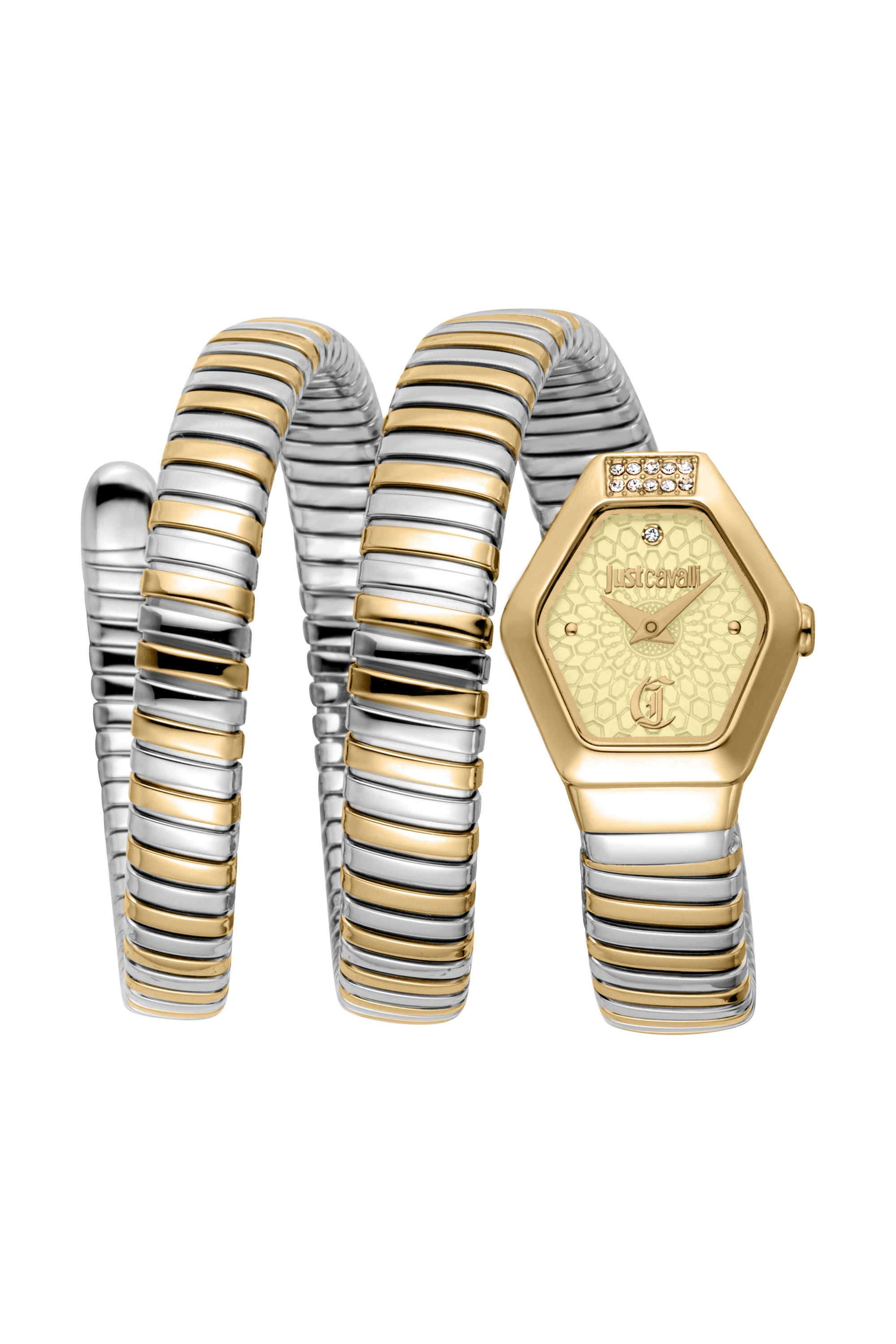 Romina-22.5-x-28.5-mm-Yellow-Dial-Stainless-Steel-Analogue-Watch-For-Women---JC1L395M0055