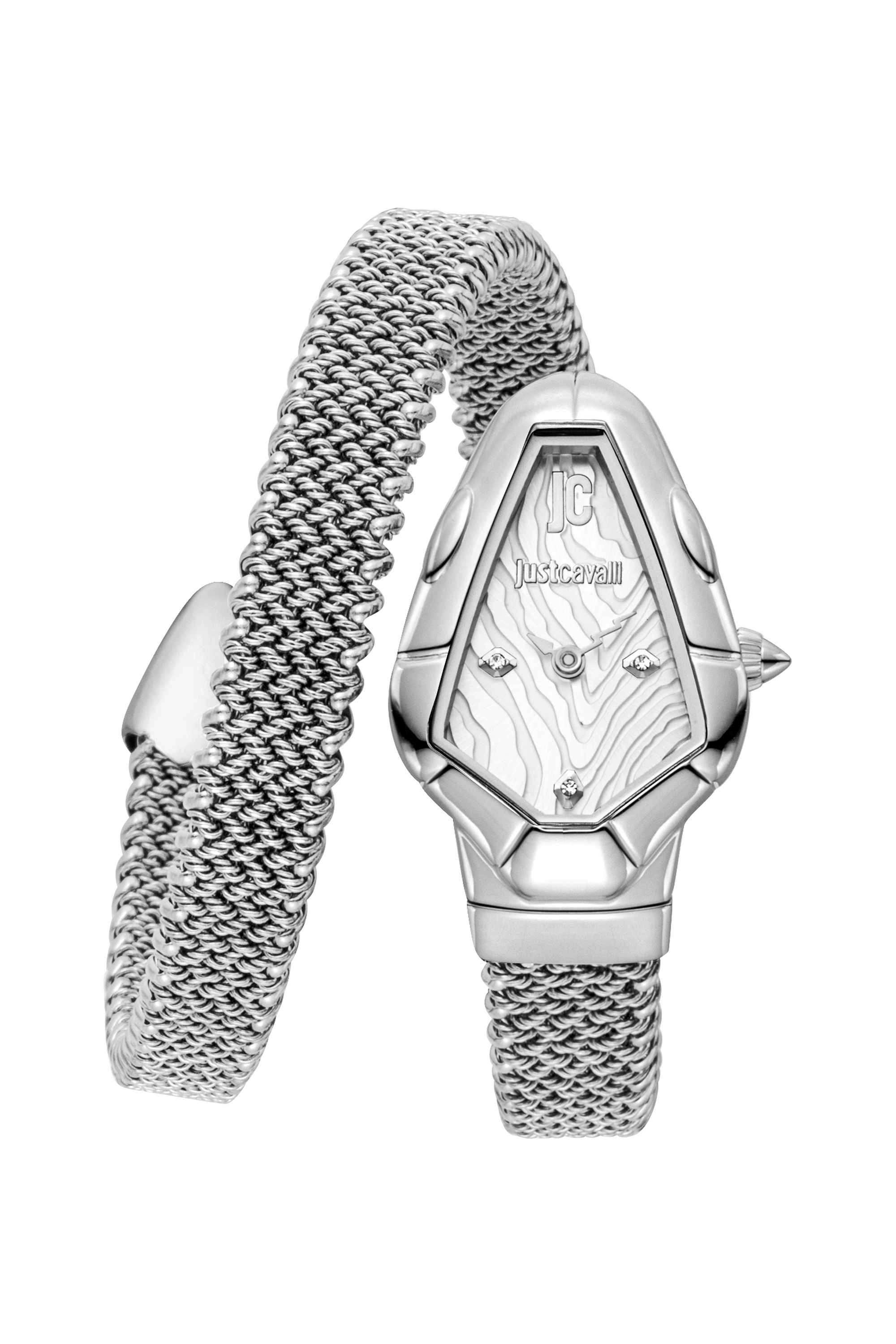Fiamma-21-x-32.5-mm-Silver-Dial-Stainless-Steel-Analogue-Watch-For-Women---JC1L426M0015