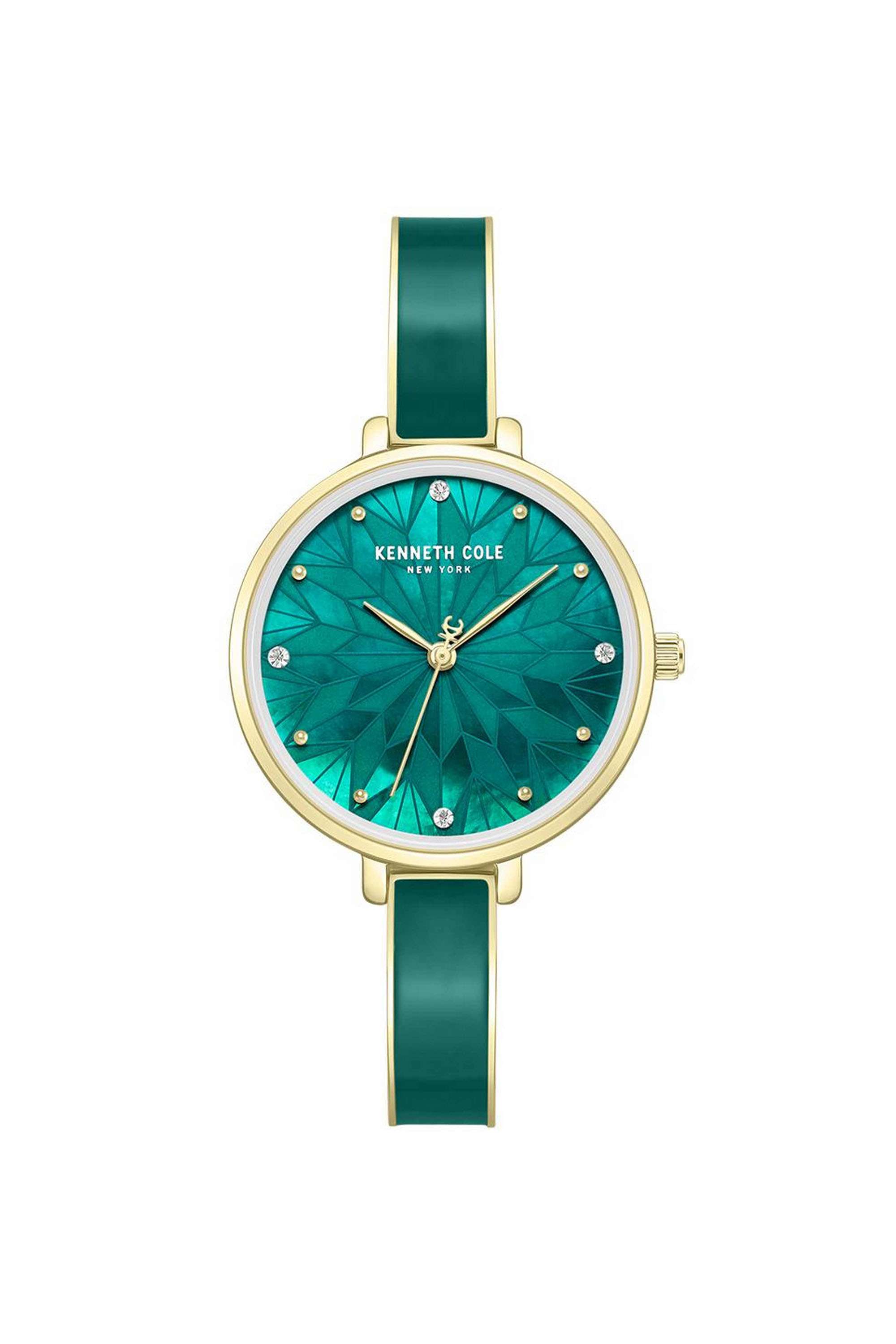 32-mm-Quartz-Analogue-Watch-For-Women---Green-Dial-with-Gold-Stainless-Steel-Strap-(KCBWLG0068001LD)