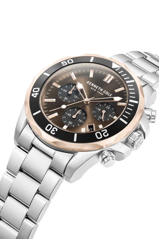 Modern-Dress-Sport-43-mm-Brown-Dial-Stainless-Steel-Analog-Watch-For-Men---KCWGI0027101MN