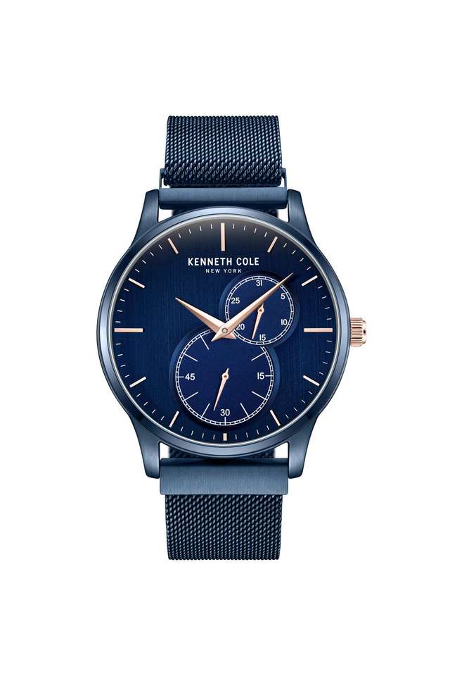 Quartz-43-mm-Blue-Dial-Stainless-Steel-Analogue-Wrist-Watch-For-Men---KCWGK2125203MN