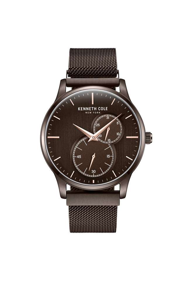 Quartz-43-mm-Brown-Dial-Stainless-Steel-Analogue-Wrist-Watch-For-Men---KCWGK2125204MN