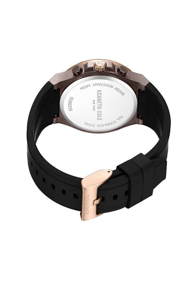 43-mm-Brown-Dial-Silicone-Chronograph-Watch-For-Men---KCWGO0035503MN