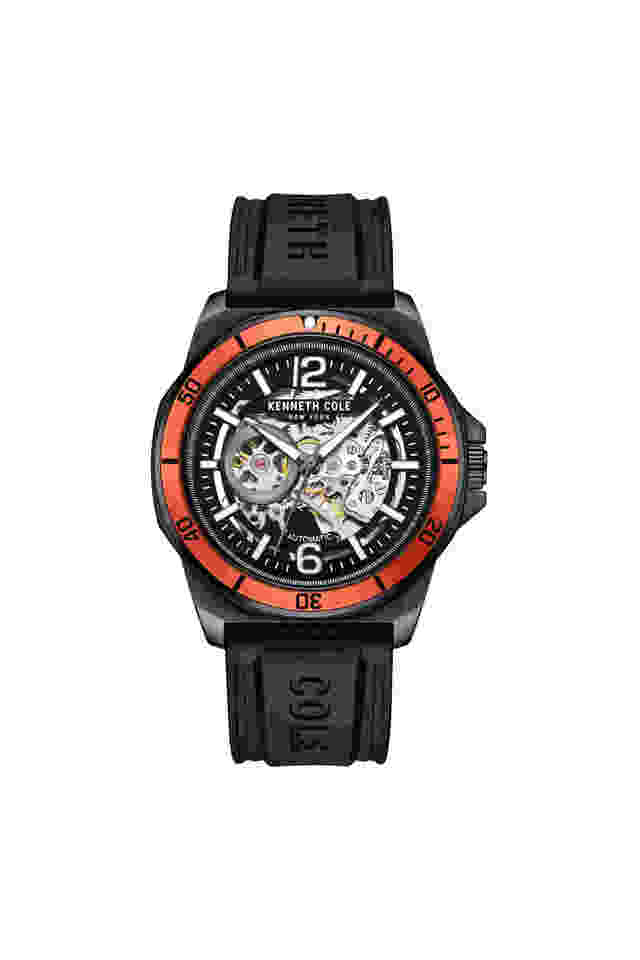 Automatics-45-mm-Black-Dial-Silicone-Analog-Watch-For-Men
