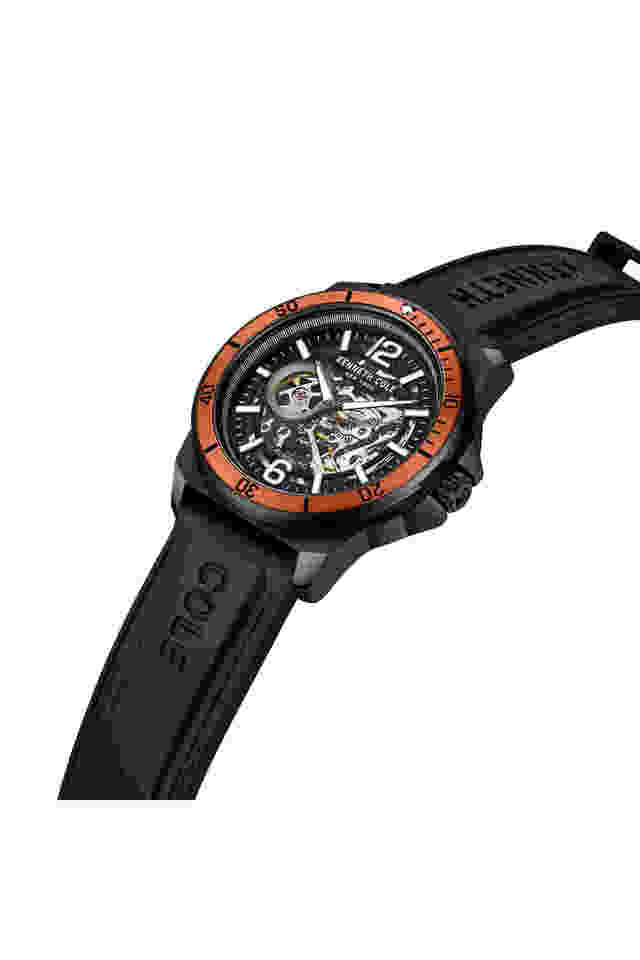 Automatics-45-mm-Black-Dial-Silicone-Analog-Watch-For-Men