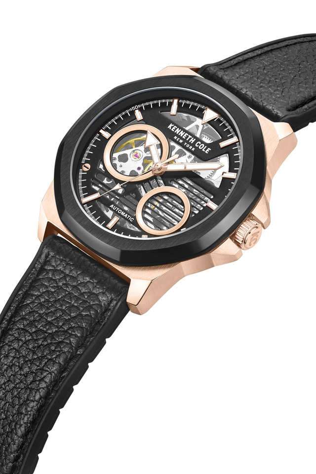 Automatic-45-mm-Black-Dial-Silicon-Analog-Watch-For-Men---KCWGR0013603MN