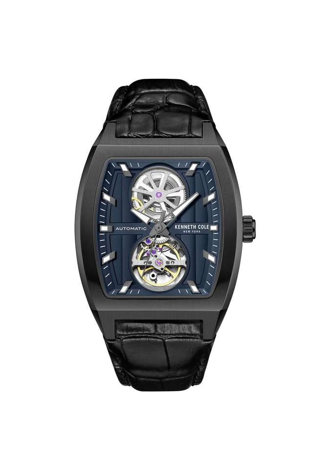 Automatic-40-mm-Blue-Dial-Leather-Analogue-Wrist-Watch-for-Men---KCWGX0058802MN