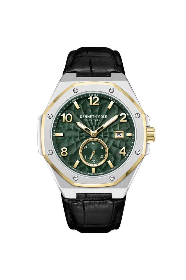 Automatic-43-mm-Green-Dial-Leather-Analogue-Wrist-Watch-for-Men---KCWGX0059003MN