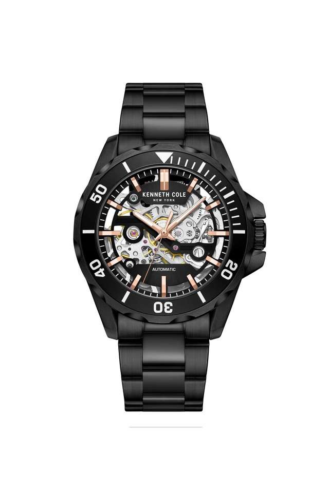 43-mm-Black-Dial-Stainless-Steel-Analogue-Watch-For-Men---KCWGY0046002MN