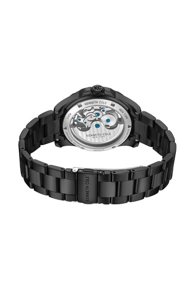 43-mm-Black-Dial-Stainless-Steel-Analogue-Watch-For-Men---KCWGY0046002MN