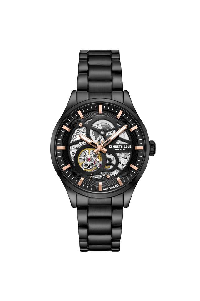 42-mm-Black-Dial-Stainless-Steel-Analogue-Watch-For-Men---KCWGY0046403MN