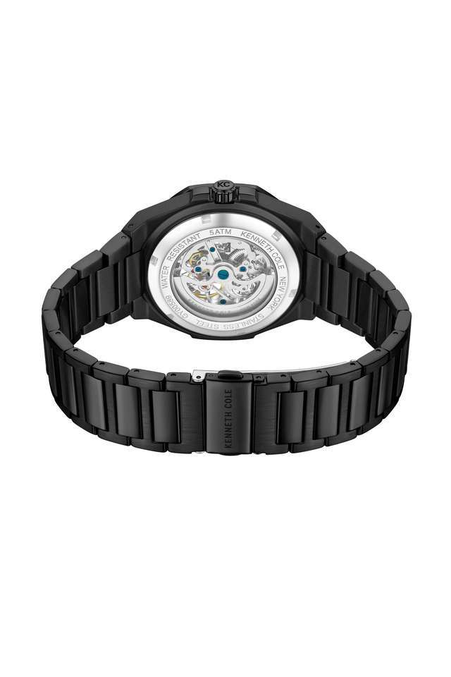 Automatic-42-mm-Black-Dial-Stainless-Steel-Analogue-Wrist-Watch-for-Men---KCWGY0058902MN