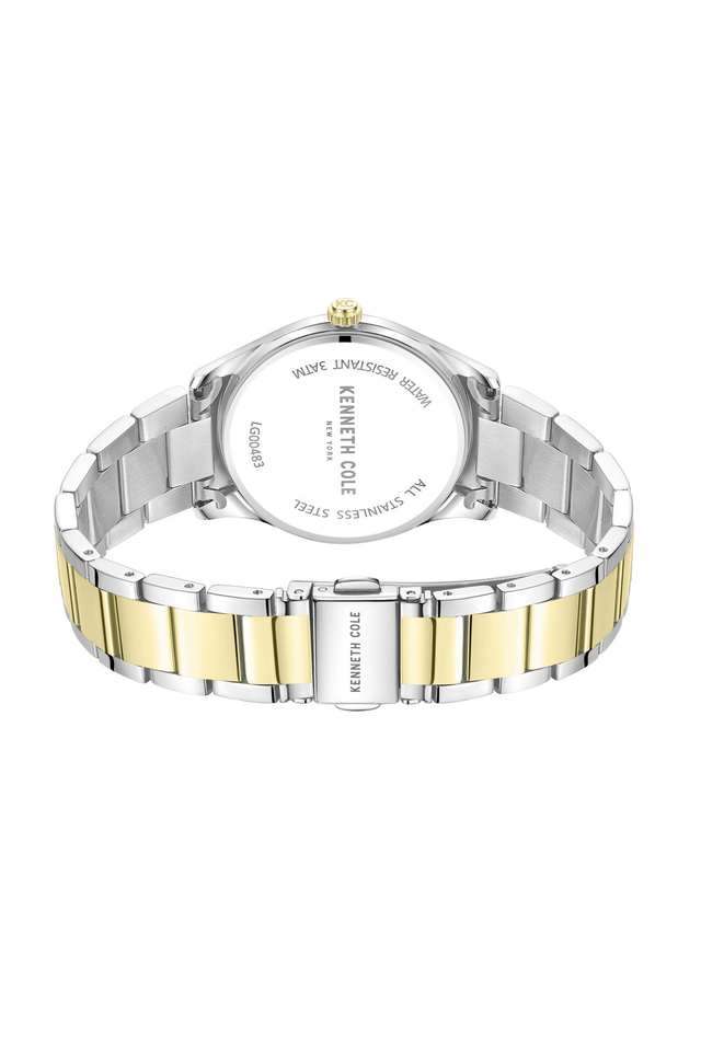 Quartz-34-mm-Silver-Dial-Stainless-Steel-Analogue-Wrist-Watch-For-Women---KCWLG0048302LD