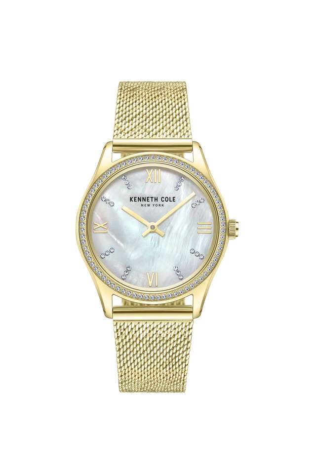 Quartz-34-mm-Silver-Dial-Stainless-Steel-Analogue-Wrist-Watch-For-Women---KCWLG0048303LD