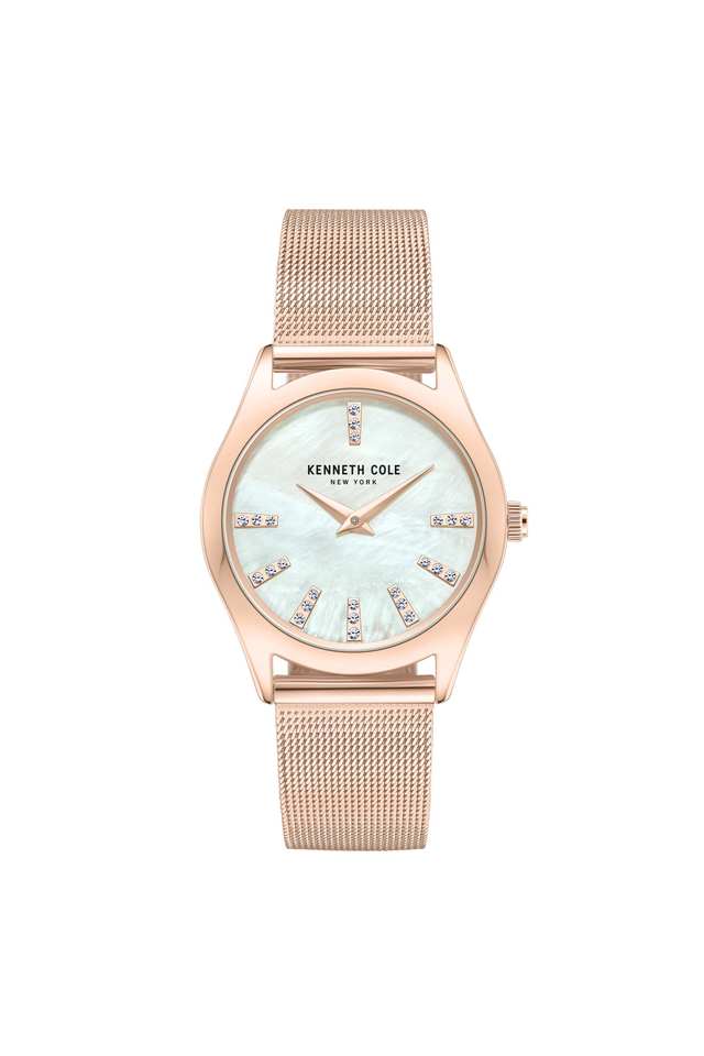 Quartz-34-mm-Silver-Dial-Stainless-Steel-Analogue-Wrist-Watch-For-Women---KCWLG0048403LD