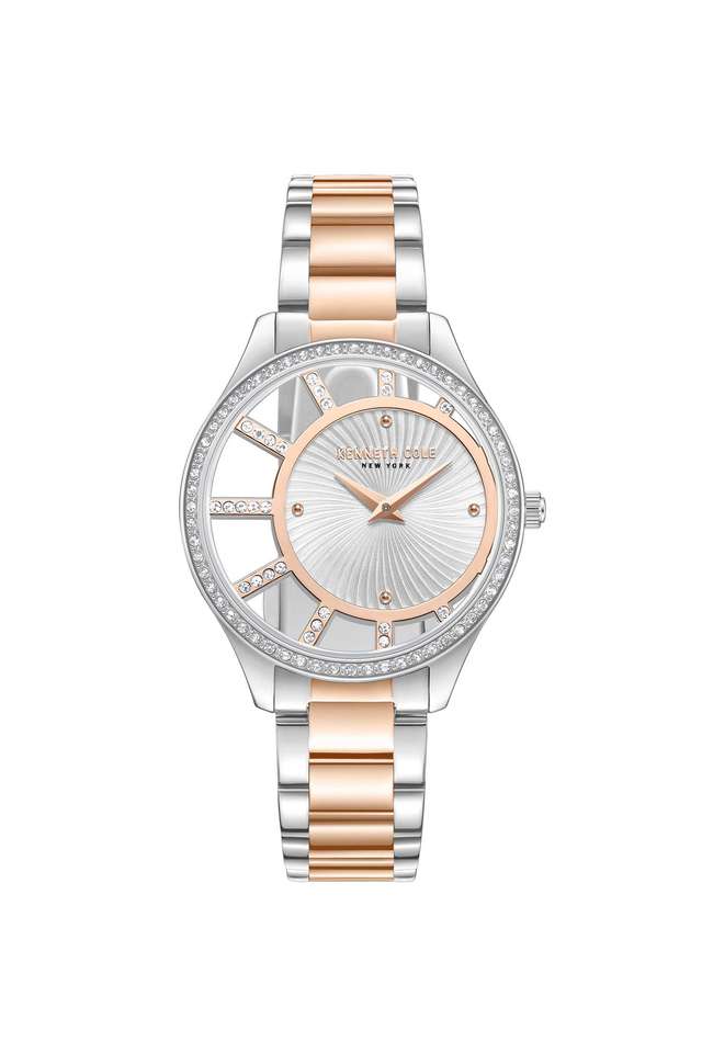 Quartz-36-mm-Silver-Dial-Stainless-Steel-Analogue-Watch-for-Women---KCWLG0061604LD