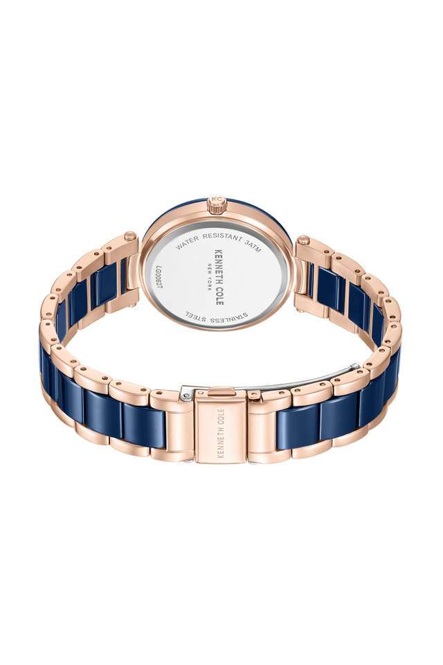 Quartz-32-mm-Blue-Dial-Ceramic-Analogue-Wrist-Watch-for-Women---KCWLG0062701LD