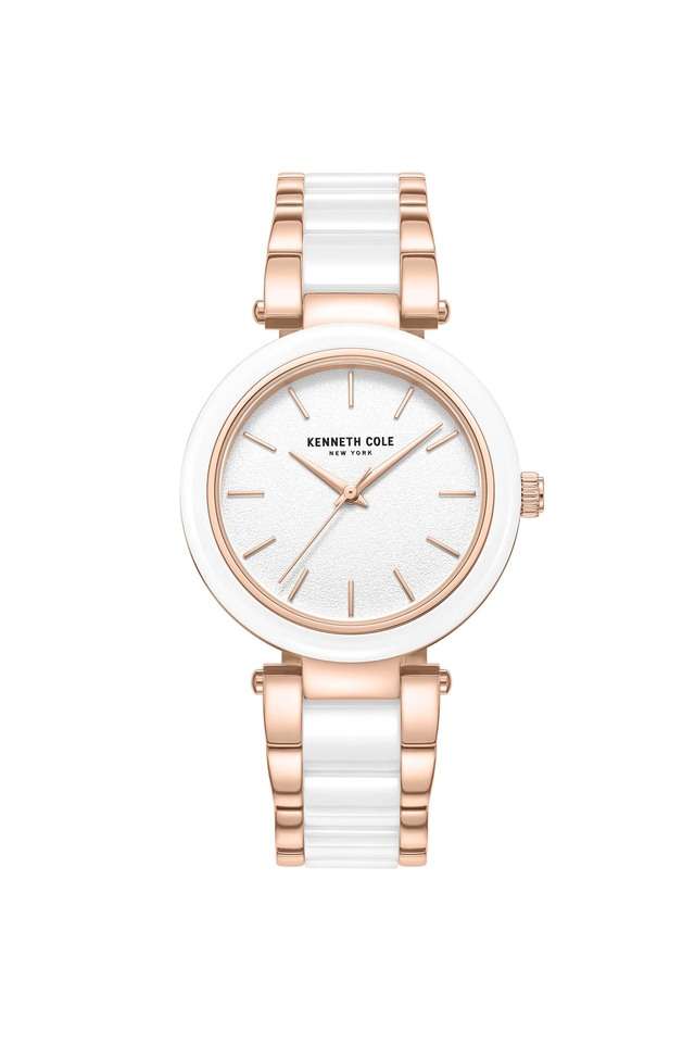 Quartz-32-mm-White-Dial-Ceramic-Analogue-Wrist-Watch-for-Women---KCWLG0062702LD