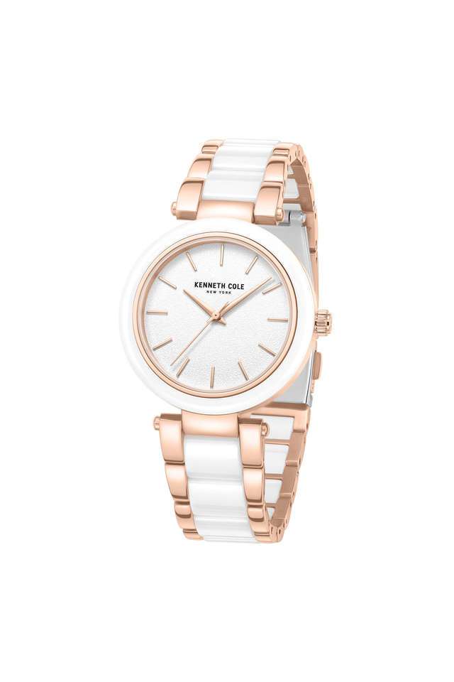 Quartz-32-mm-White-Dial-Ceramic-Analogue-Wrist-Watch-for-Women---KCWLG0062702LD