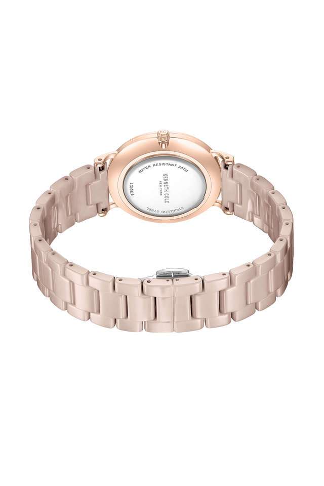 Quartz-34-mm-Grey-Dial-Ceramic-Analogue-Wrist-Watch-for-Women---KCWLG0062803LD