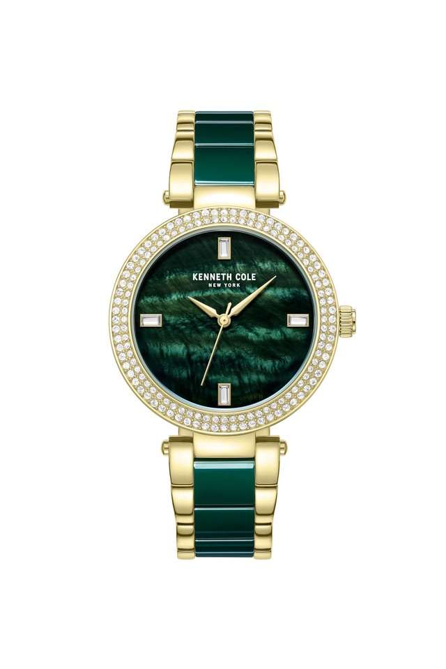 Quartz-37-mm-Green-Dial-Ceramic-Analogue-Wrist-Watch-for-Women---KCWLG0062903LD