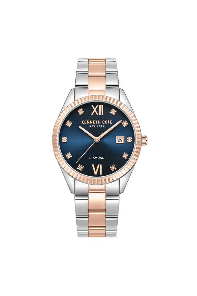 Modern-Classic-Diamond-36-mm-Blue-Dial-Stainless-Steel-Analog-Watch-For-Women---KCWLH0026902LD
