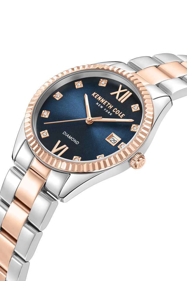 Modern-Classic-Diamond-36-mm-Blue-Dial-Stainless-Steel-Analog-Watch-For-Women---KCWLH0026902LD