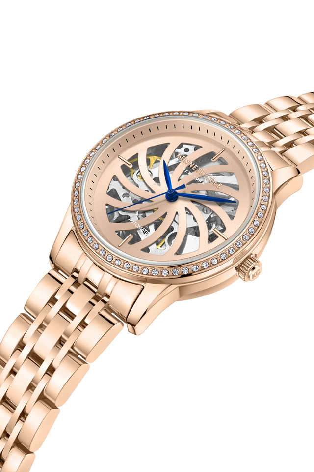Automatic-36-mm-Rose-Gold-Dial-Stainless-Steel-Analog-Watch-For-Women---KCWLL0016602LD