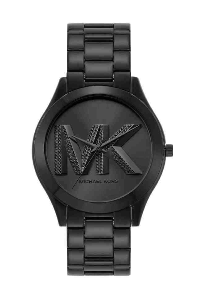 Slim-Runway-42-mm-Black-Dial-Stainless-Steel-Analogue-Watch-For-Women---MK4734