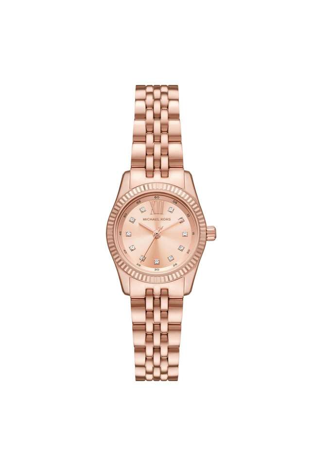 Lexington-26-mm-Rose-Gold-Stainless-Steel-Analogue-Watch-for-Women---MK4739I