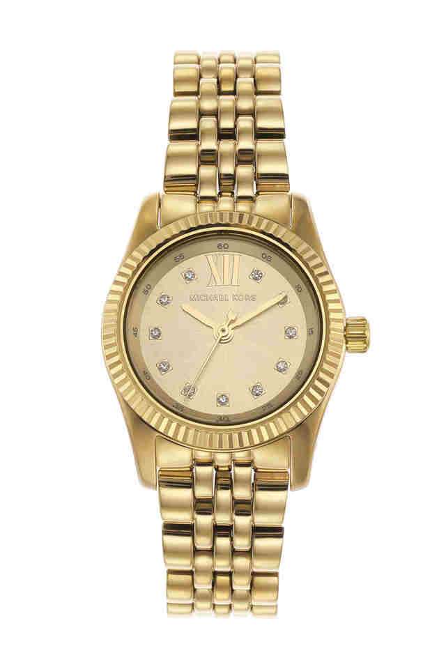 Lexington-26-mm-Gold-Dial-Stainless-Steel-Analogue-Watch-For-Women---MK4741