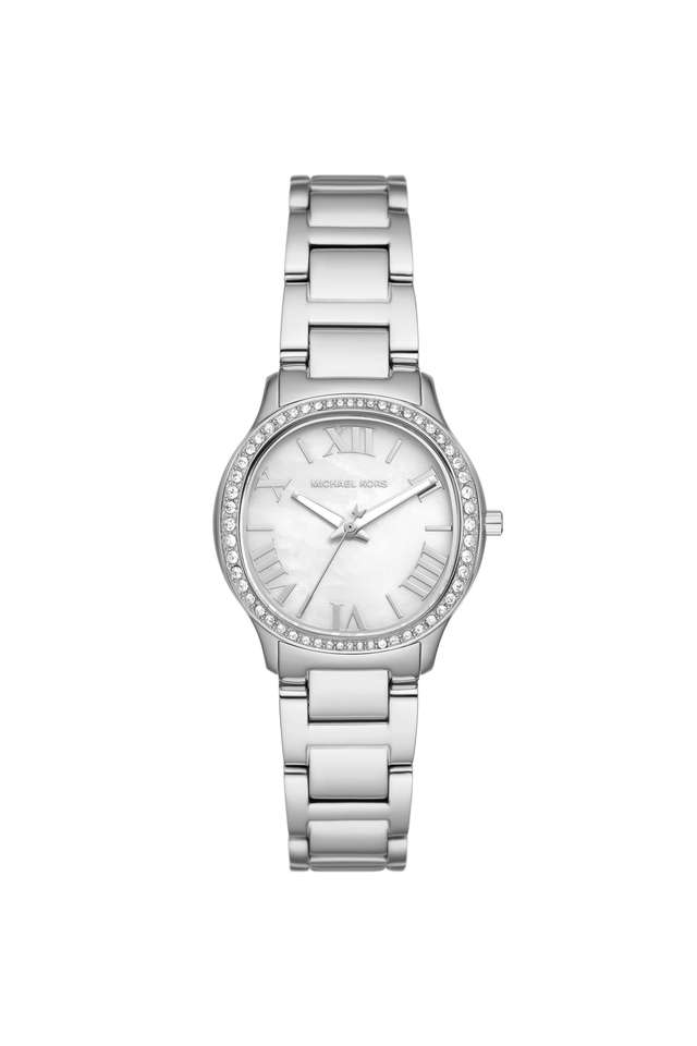 Sage-31-mm-White-Dial-Stainless-Steel-Analogue-Wrist-Watch---MK4824
